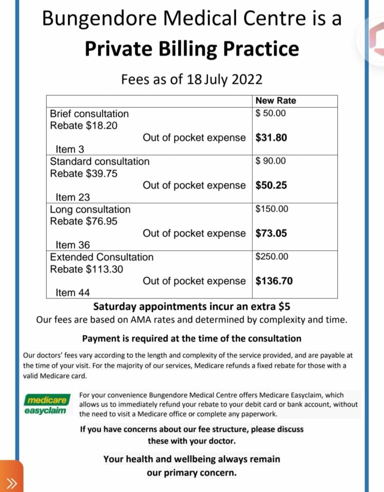 Read more about the article Fee Increase