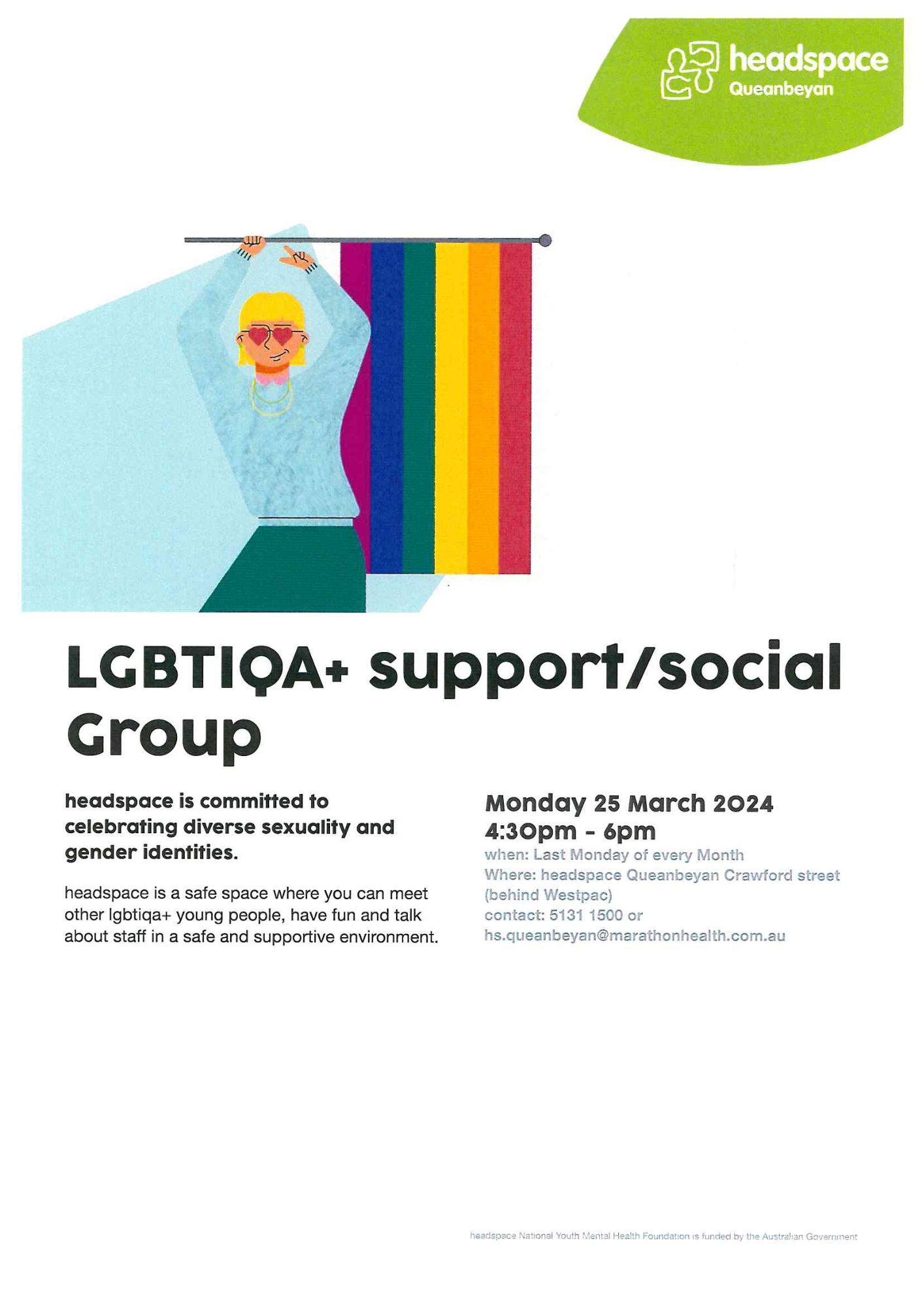 Read more about the article LGBTIQA+ Support/Social Group