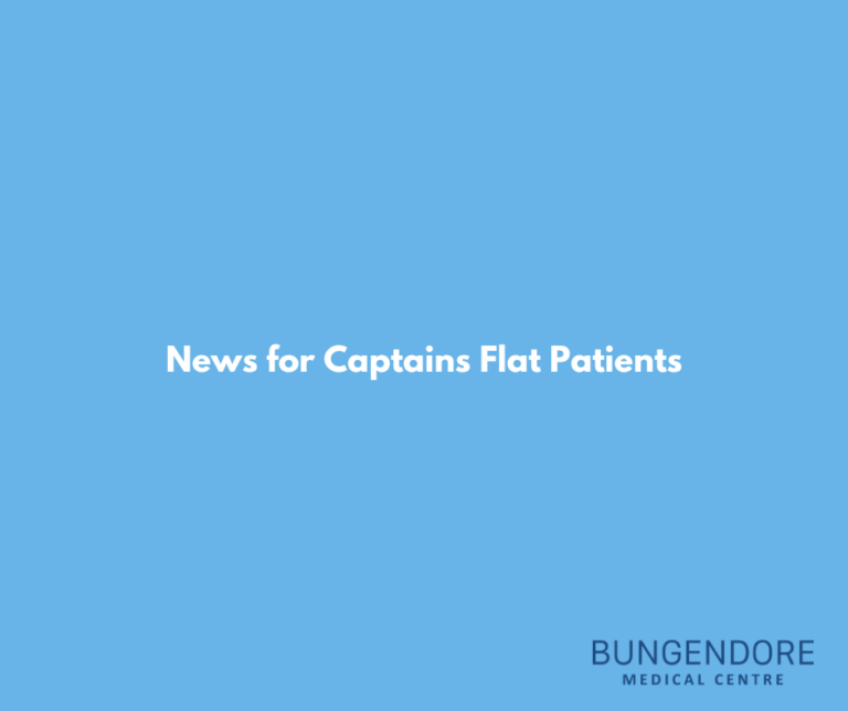 Read more about the article News for Captains Flat Patients